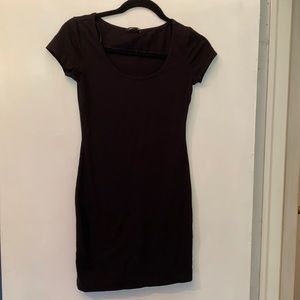 H&M black tshirt dress